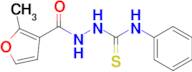 2-(2-methyl-3-furoyl)-N-phenylhydrazinecarbothioamide