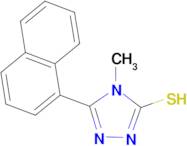 4-methyl-5-(1-naphthyl)-4H-1,2,4-triazole-3-thiol