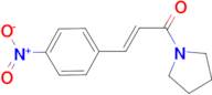 1-[(2E)-3-(4-nitrophenyl)prop-2-enoyl]pyrrolidine