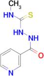 N-methyl-2-(pyridin-3-ylcarbonyl)hydrazinecarbothioamide