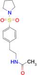 N-{2-[4-(pyrrolidin-1-ylsulfonyl)phenyl]ethyl}acetamide