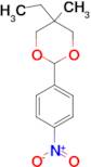 5-ethyl-5-methyl-2-(4-nitrophenyl)-1,3-dioxane