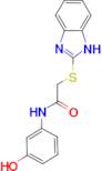 2-(1H-benzimidazol-2-ylthio)-N-(3-hydroxyphenyl)acetamide