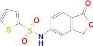 N-(1-oxo-1,3-dihydro-2-benzofuran-5-yl)thiophene-2-sulfonamide