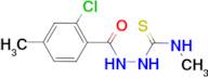 2-(2-chloro-4-methylbenzoyl)-N-methylhydrazinecarbothioamide