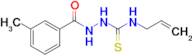 N-allyl-2-(3-methylbenzoyl)hydrazinecarbothioamide