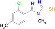 5-(2-chloro-4-methylphenyl)-4-methyl-4H-1,2,4-triazole-3-thiol