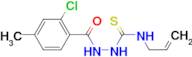 N-allyl-2-(2-chloro-4-methylbenzoyl)hydrazinecarbothioamide