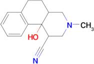 10b-hydroxy-3-methyl-1,2,3,4,4a,5,6,10b-octahydrobenzo[f]isoquinoline-1-carbonitrile