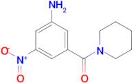 [3-nitro-5-(piperidin-1-ylcarbonyl)phenyl]amine