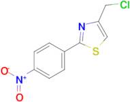 4-(chloromethyl)-2-(4-nitrophenyl)-1,3-thiazole