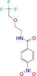 4-nitro-N-[2-(2,2,2-trifluoroethoxy)ethyl]benzamide