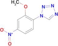 1-(2-methoxy-4-nitrophenyl)-1H-tetrazole
