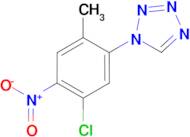1-(5-chloro-2-methyl-4-nitrophenyl)-1H-tetrazole