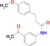 N-(3-acetylphenyl)-3-(4-methoxyphenyl)propanamide
