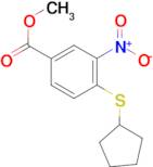 methyl 4-(cyclopentylthio)-3-nitrobenzoate