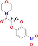 4-[(2-methoxy-4-nitrophenoxy)acetyl]morpholine