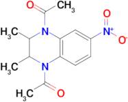 1,4-diacetyl-2,3-dimethyl-6-nitro-1,2,3,4-tetrahydroquinoxaline