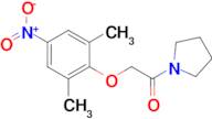 1-[(2,6-dimethyl-4-nitrophenoxy)acetyl]pyrrolidine