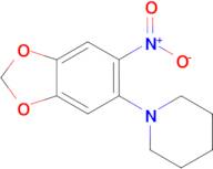 1-(6-nitro-1,3-benzodioxol-5-yl)piperidine