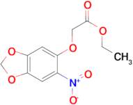 ethyl [(6-nitro-1,3-benzodioxol-5-yl)oxy]acetate