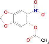 6-nitro-1,3-benzodioxol-5-yl acetate