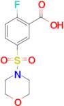 2-fluoro-5-(morpholin-4-ylsulfonyl)benzoic acid