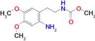 methyl [2-(2-amino-4,5-dimethoxyphenyl)ethyl]carbamate