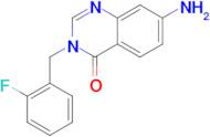 7-amino-3-(2-fluorobenzyl)quinazolin-4(3H)-one