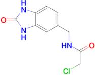 2-chloro-N-[(2-oxo-2,3-dihydro-1H-benzimidazol-5-yl)methyl]acetamide
