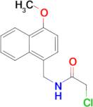 2-chloro-N-[(4-methoxy-1-naphthyl)methyl]acetamide