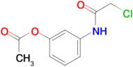 3-[(2-chloroacetyl)amino]phenyl acetate