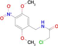 2-chloro-N-(2,5-dimethoxy-4-nitrobenzyl)acetamide