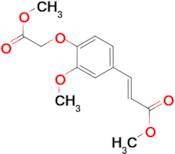 methyl (2E)-3-[3-methoxy-4-(2-methoxy-2-oxoethoxy)phenyl]acrylate