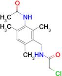 N-[3-(acetylamino)-2,4,6-trimethylbenzyl]-2-chloroacetamide