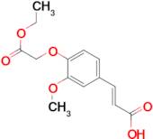 (2E)-3-[4-(2-ethoxy-2-oxoethoxy)-3-methoxyphenyl]acrylic acid
