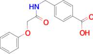 4-{[(phenoxyacetyl)amino]methyl}benzoic acid
