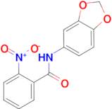 N-1,3-benzodioxol-5-yl-2-nitrobenzamide