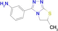 [3-(6-methyl-5,6-dihydro[1,3]thiazolo[2,3-c][1,2,4]triazol-3-yl)phenyl]amine