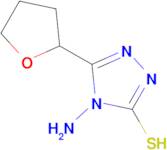 4-amino-5-(tetrahydrofuran-2-yl)-4H-1,2,4-triazole-3-thiol