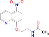 N-{2-[(5-nitroquinolin-8-yl)oxy]ethyl}acetamide