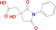 (3-hydroxy-2,5-dioxo-1-phenylpyrrolidin-3-yl)acetic acid