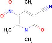 1,4,6-trimethyl-5-nitro-2-oxo-1,2-dihydropyridine-3-carbonitrile