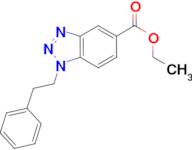 ethyl 1-(2-phenylethyl)-1H-1,2,3-benzotriazole-5-carboxylate