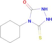 4-cyclohexyl-5-mercapto-2,4-dihydro-3H-1,2,4-triazol-3-one