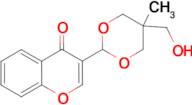 3-[5-(hydroxymethyl)-5-methyl-1,3-dioxan-2-yl]-4H-chromen-4-one