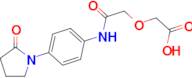 (2-oxo-2-{[4-(2-oxopyrrolidin-1-yl)phenyl]amino}ethoxy)acetic acid