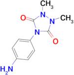 4-(4-aminophenyl)-1,2-dimethyl-1,2,4-triazolidine-3,5-dione