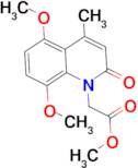 methyl (5,8-dimethoxy-4-methyl-2-oxoquinolin-1(2H)-yl)acetate