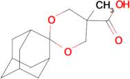5-methylspiro[1,3-dioxane-2,2'-tricyclo[3.3.1.1~3,7~]decane]-5-carboxylic acid